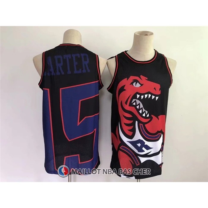 Maillot Tornto Raptors Vince Carter Mitchell & Ness Big Face Noir